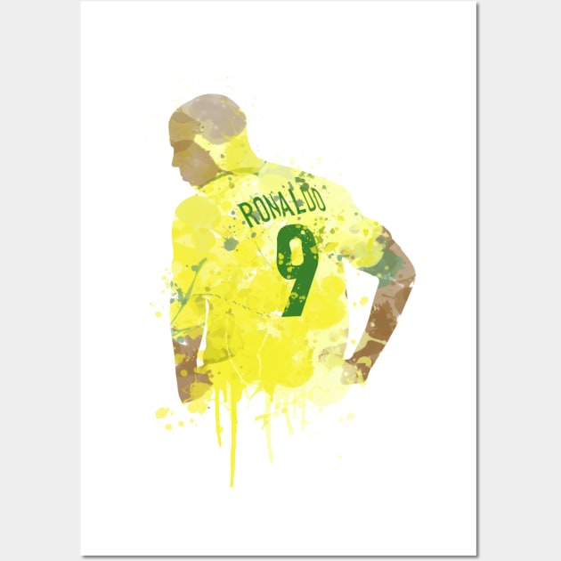 Ronaldo - Brazilian Legend Wall Art by FootballArcade